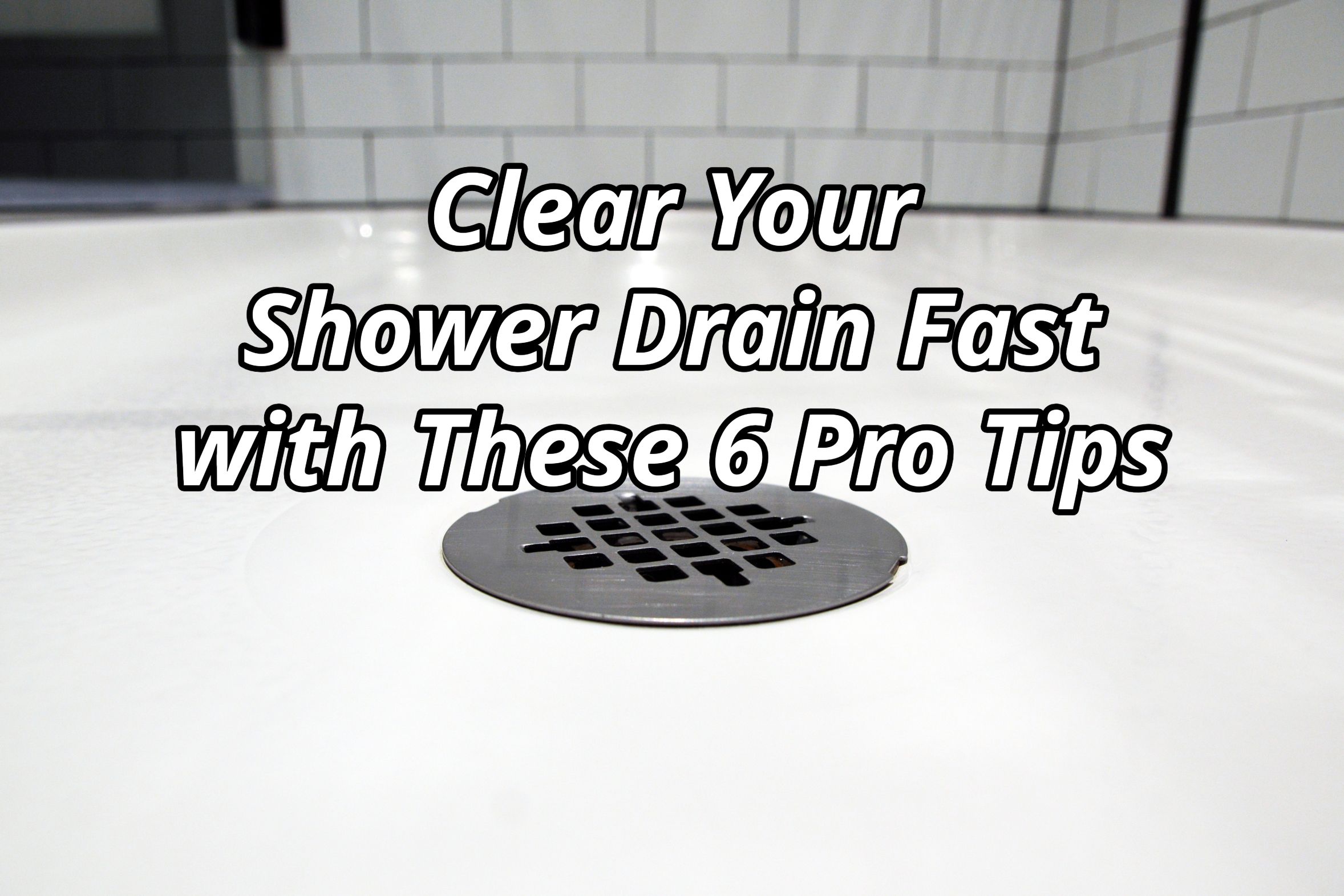 Canal Winchester, Ohio plumbing blog on how to unclog your shower drain.