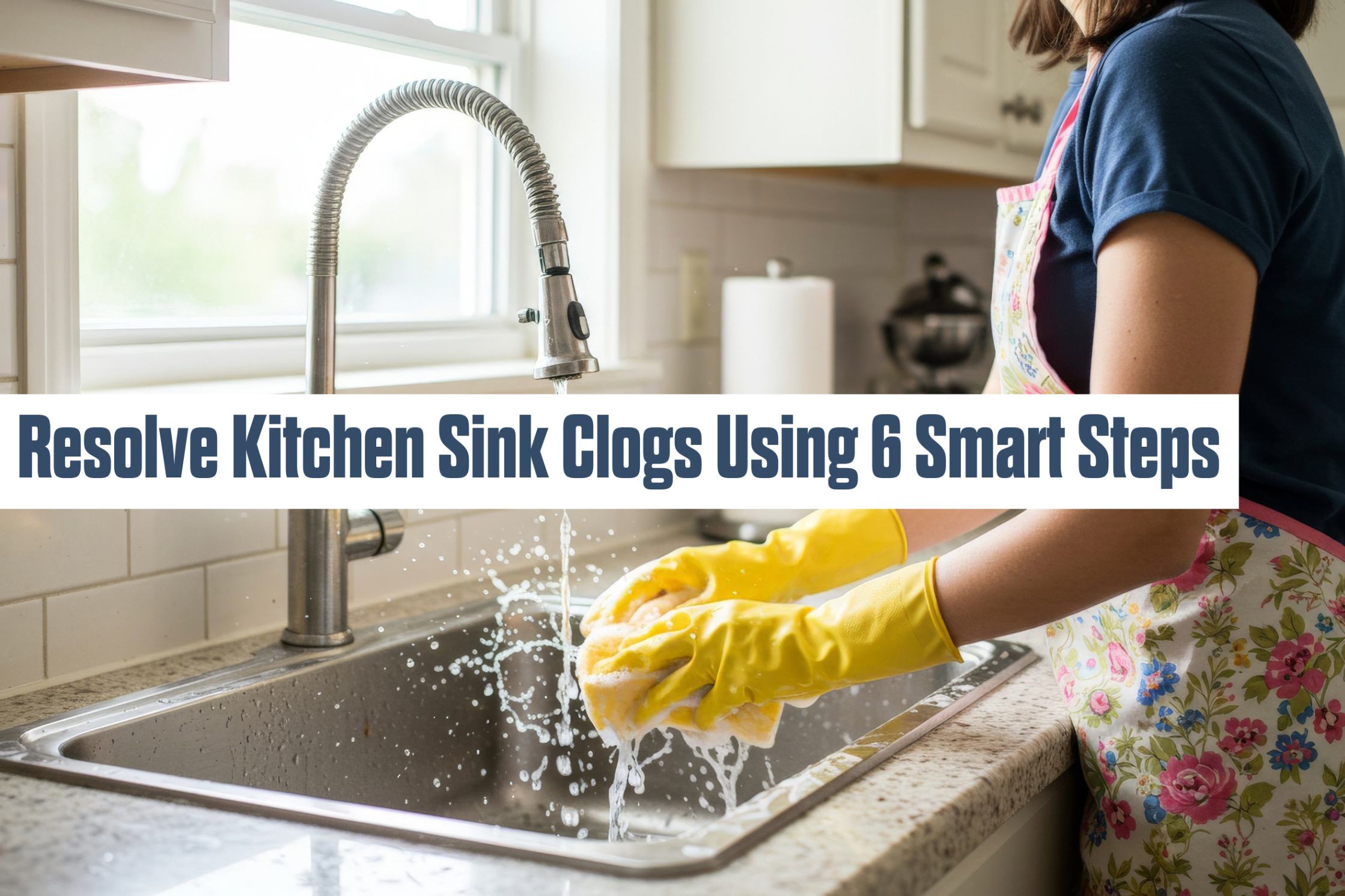 Canal Winchester, Ohio plumbing blog on how to fix a kitchen sink clog.