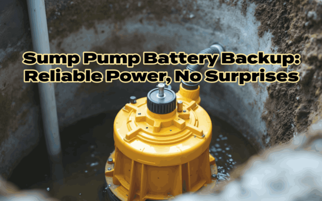 Sump Pump Battery Backup: Reliable Power, No Surprises 